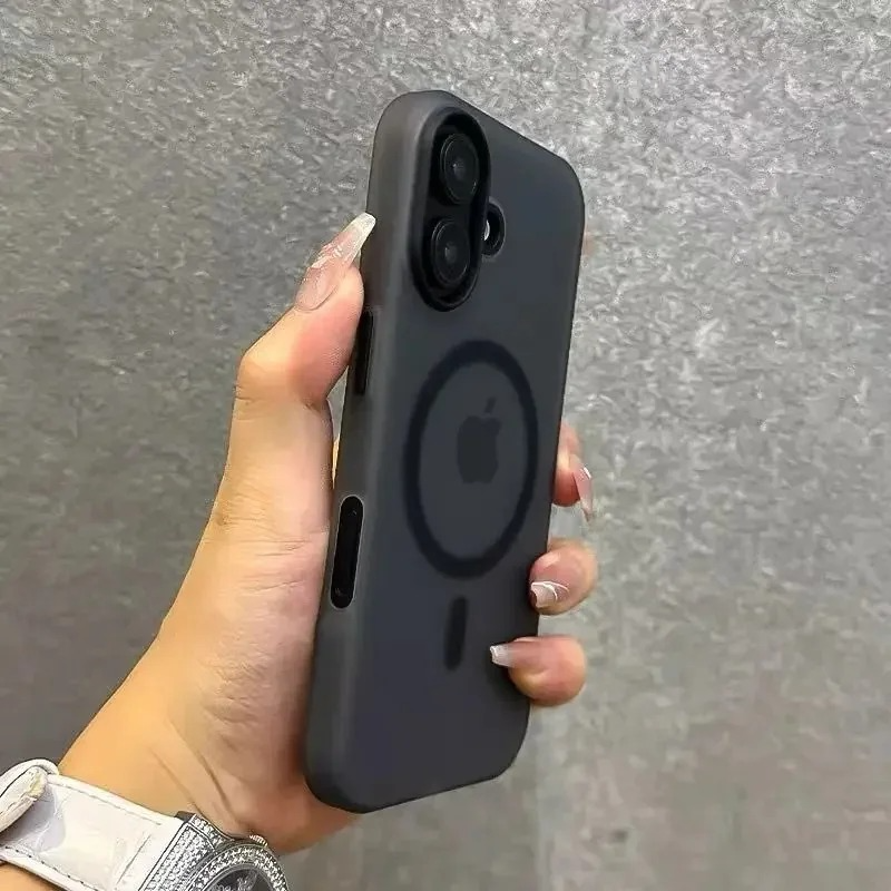 Luxury iPhone Case — Matte Candy Clear Magnetic Soft Cover with Shockproof Anti-Fingerprint Non-Slip Design & MagSafe Compatibility