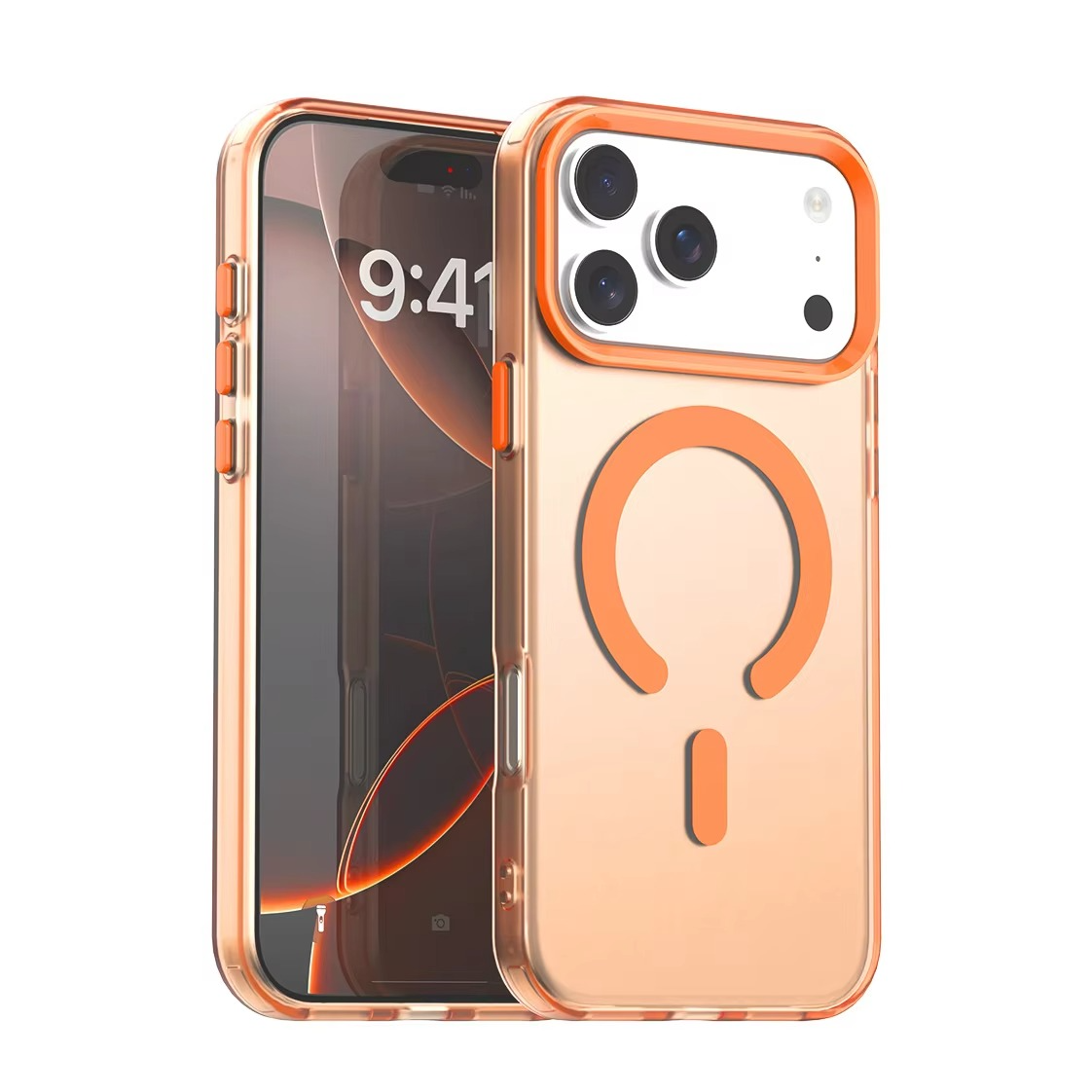 Luxury iPhone Case — Matte Candy Clear Magnetic Soft Cover with Shockproof Anti-Fingerprint Non-Slip Design & MagSafe Compatibility