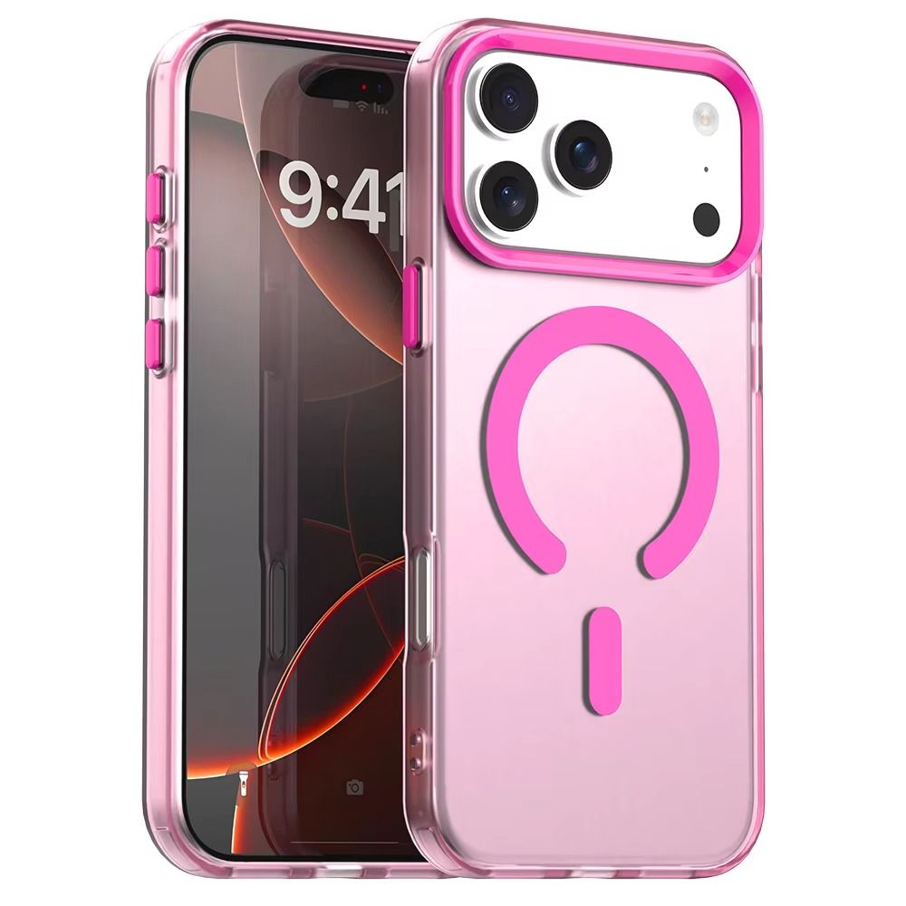 Luxury iPhone Case — Matte Candy Clear Magnetic Soft Cover with Shockproof Anti-Fingerprint Non-Slip Design & MagSafe Compatibility