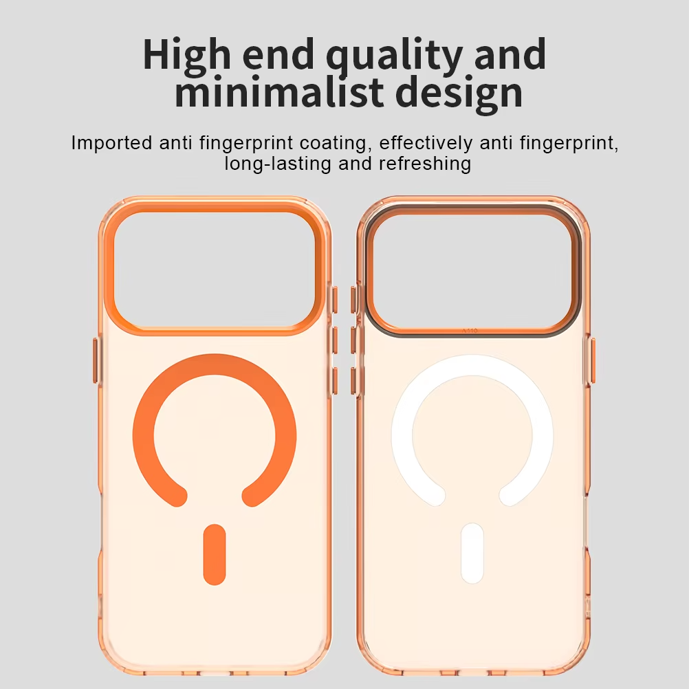Luxury iPhone Case — Matte Candy Clear Magnetic Soft Cover with Shockproof Anti-Fingerprint Non-Slip Design & MagSafe Compatibility