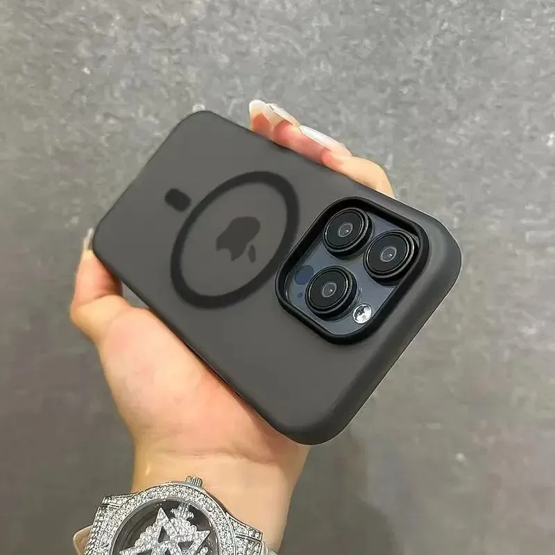 Luxury iPhone Case — Matte Candy Clear Magnetic Soft Cover with Shockproof Anti-Fingerprint Non-Slip Design & MagSafe Compatibility