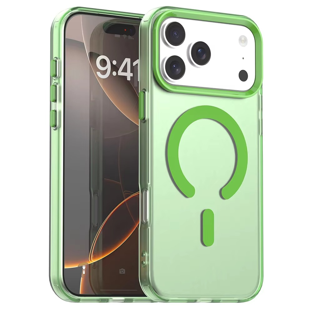 Luxury iPhone Case — Matte Candy Clear Magnetic Soft Cover with Shockproof Anti-Fingerprint Non-Slip Design & MagSafe Compatibility
