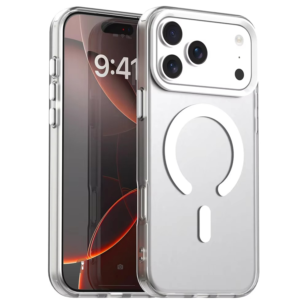Luxury iPhone Case — Matte Candy Clear Magnetic Soft Cover with Shockproof Anti-Fingerprint Non-Slip Design & MagSafe Compatibility