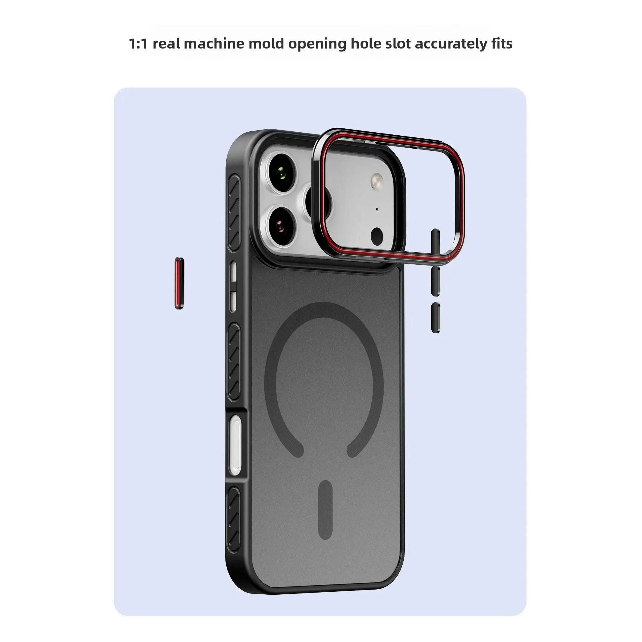 Luxury iPhone Case — Matte Transparent MagSafe Magnetic TPU+PC Shockproof Cover with Anti-Fingerprint Wireless-Charging Safe Design