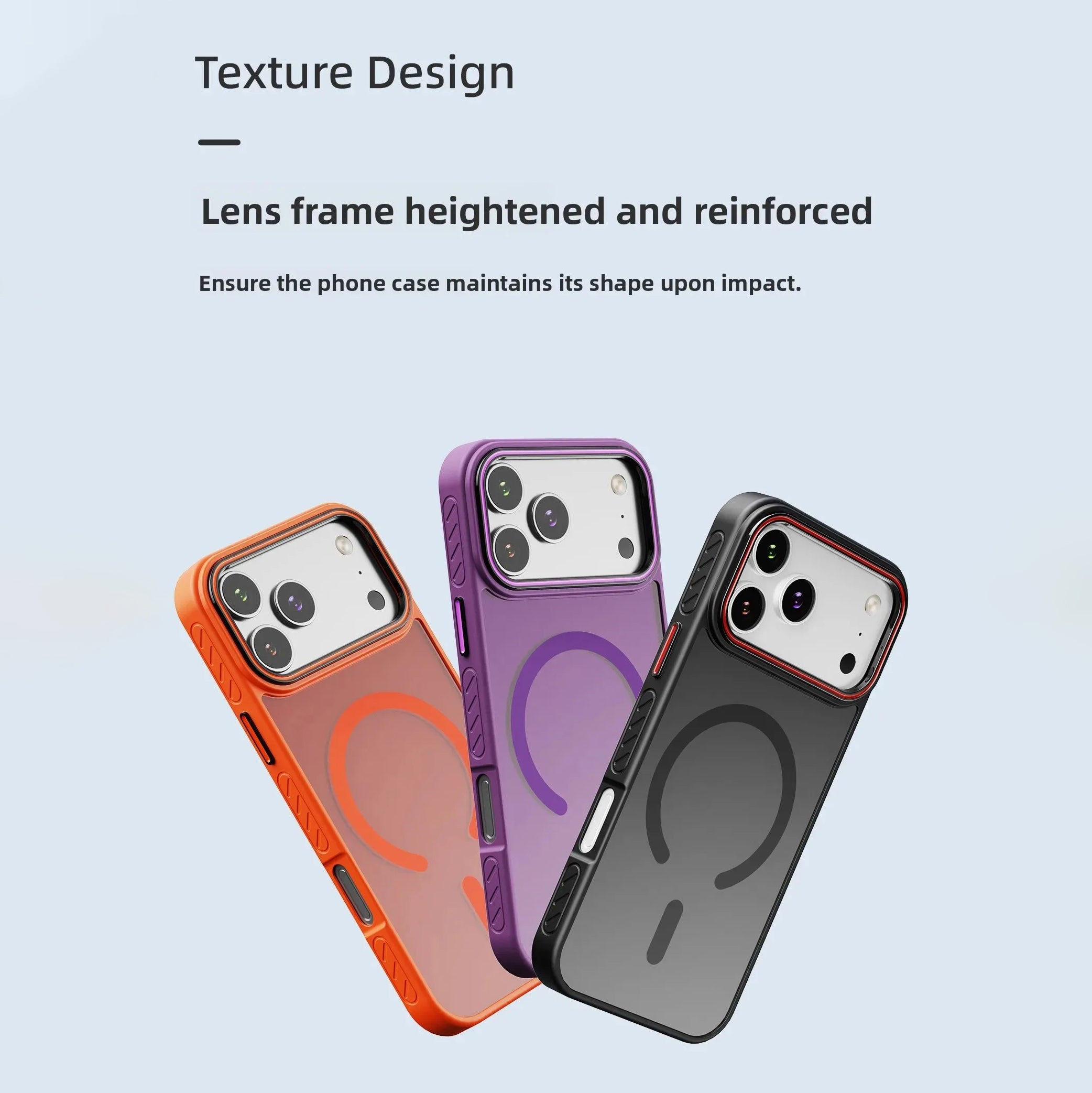 Luxury iPhone Case — Matte Transparent MagSafe Magnetic TPU+PC Shockproof Cover with Anti-Fingerprint Wireless-Charging Safe Design