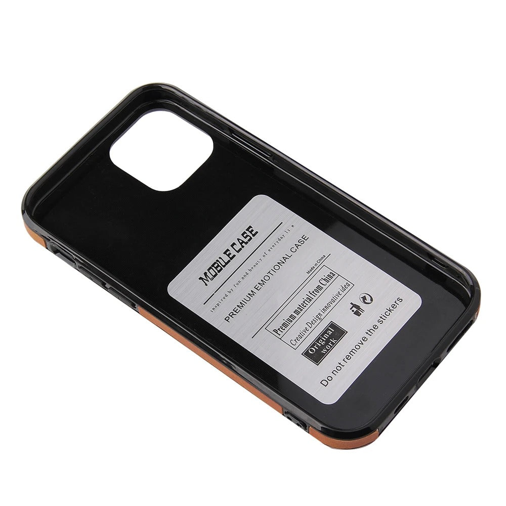 Luxury iPhone Case — PU Leather Flip Wallet with Card Holder, Shockproof Magnetic Car-Mount Ready Design, Full Access Protective Cover