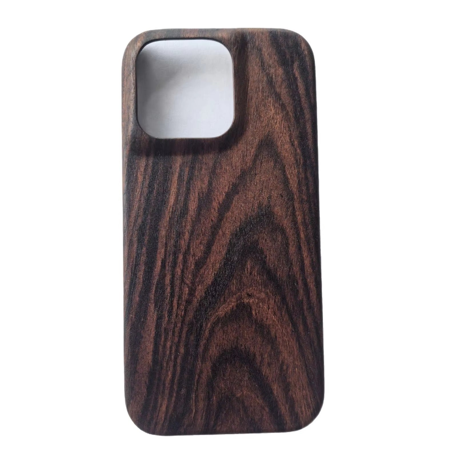 Luxury iPhone Case — Premium Walnut, Cherry, Rosewood or Bamboo Wooden Back Cover with Dustproof Half-Wrapped Protection and Natural Craftsmanship