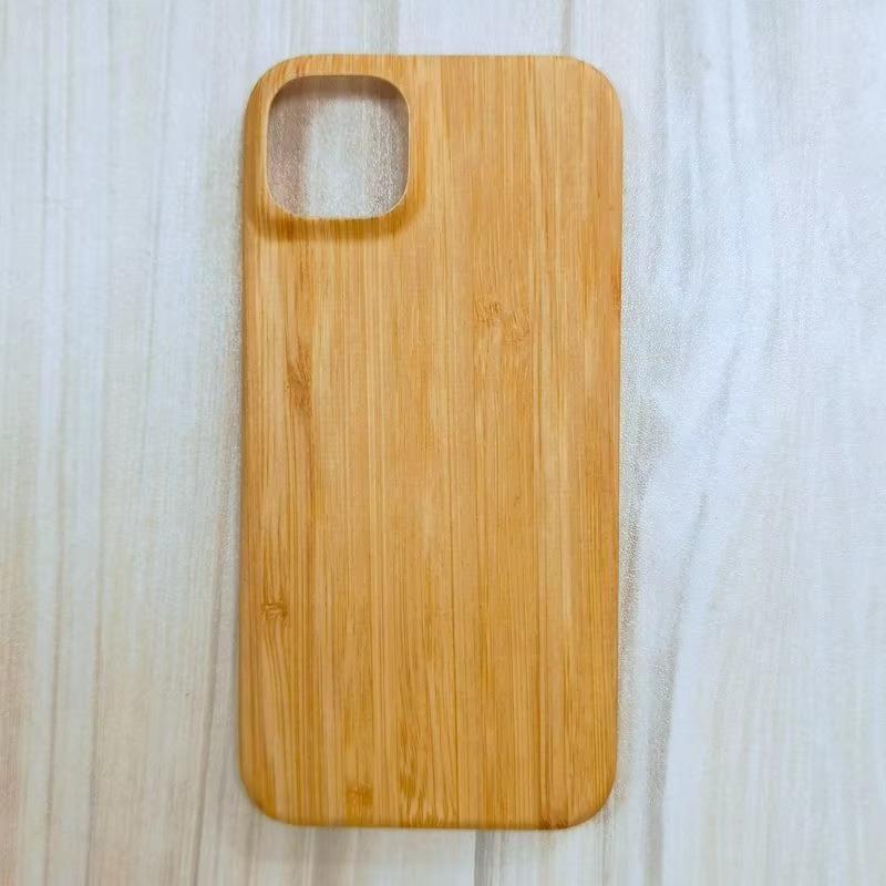 Luxury iPhone Case — Real Walnut, Ebony, Bamboo & Rosewood Wooden Back Cover with Dustproof Half-Wrapped Hard Protection