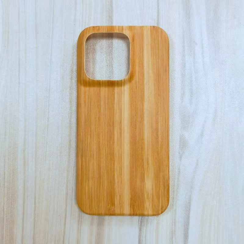 Luxury iPhone Case — Real Walnut, Ebony, Bamboo & Rosewood Wooden Back Cover with Dustproof Half-Wrapped Hard Protection