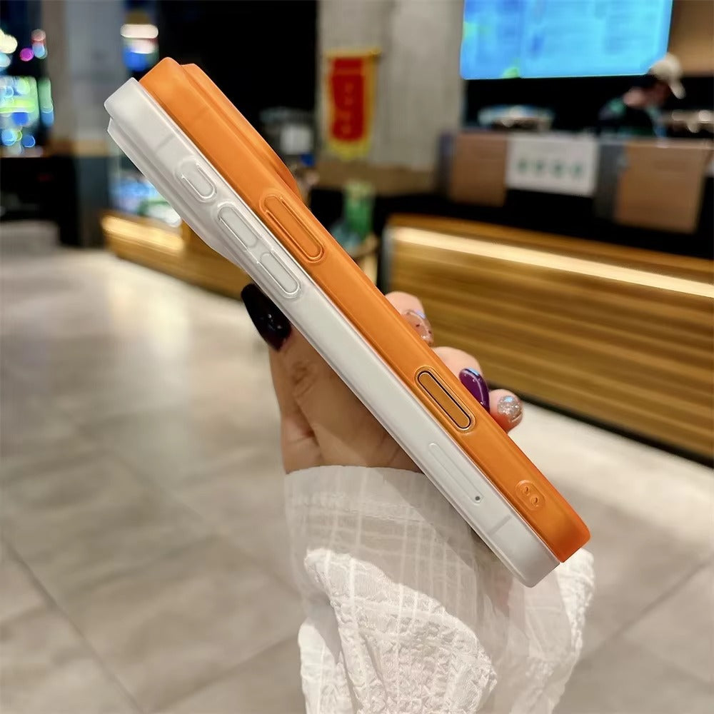 Luxury iPhone Case — Shockproof, Matte Anti-Glare Translucent Full-Coverage Armor Cover with Ultra-Thin Frosted Slim Protection Design