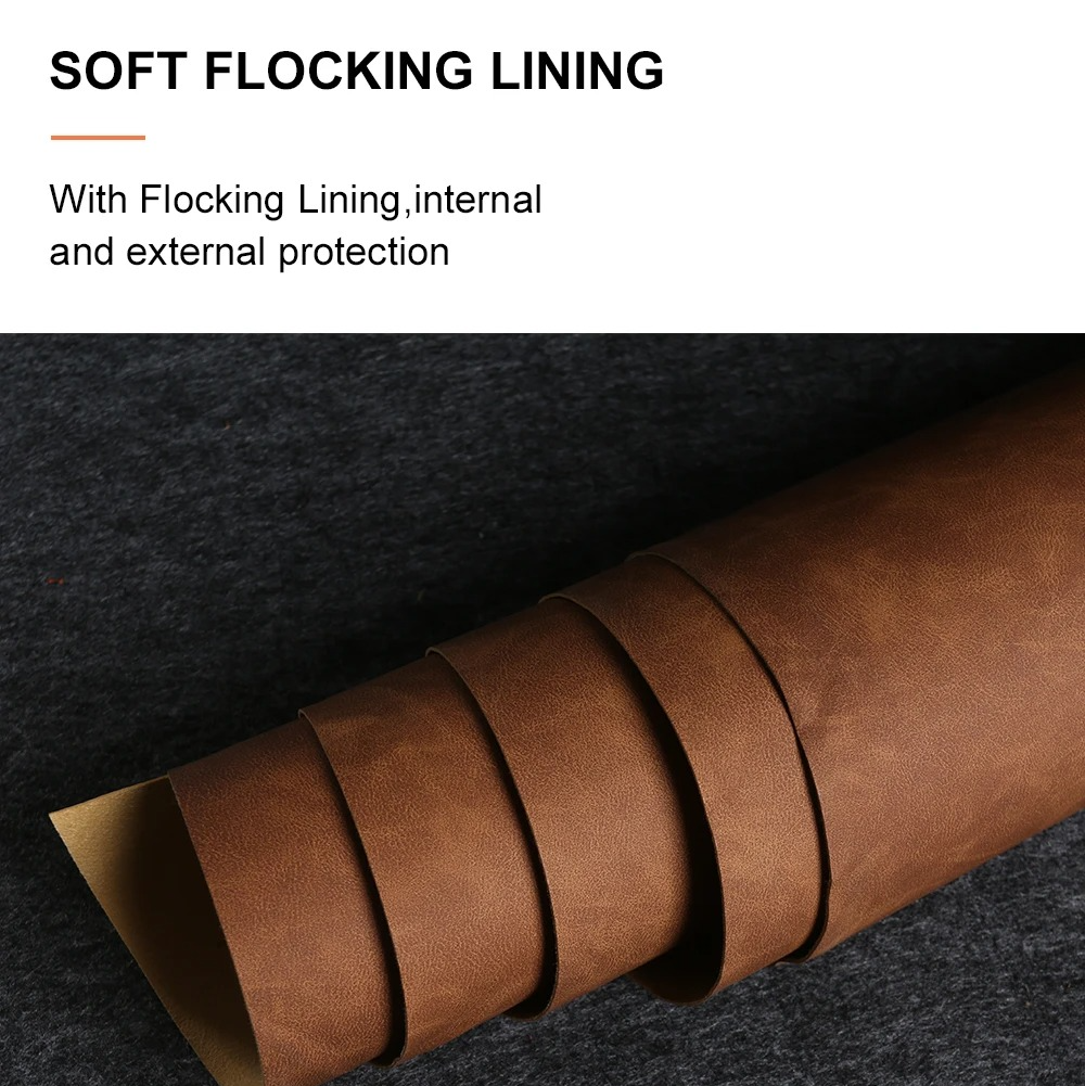 Luxury iPhone Case — Skin-Feel PU Leather Back Cover with Shockproof PC Bumper, Anti-Fingerprint Anti-Scratch Design and Non-Slip Solid Color Finish