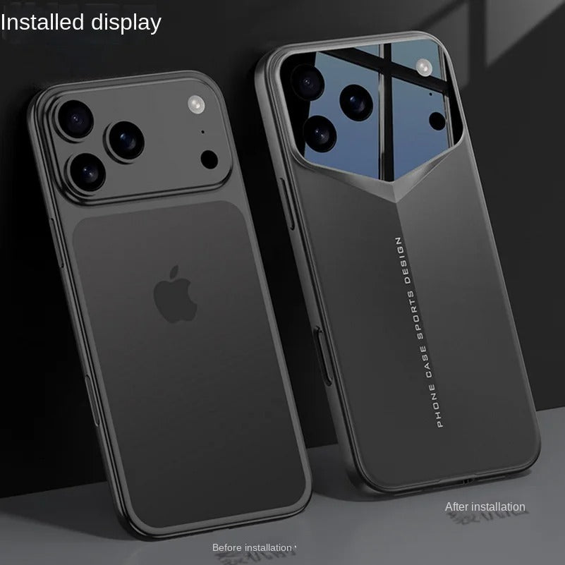 Luxury iPhone Case — Slim Matte Full-Coverage Hard PC Cover with Fine-Hole Lens Protection, Shockproof Anti-Fingerprint Lightweight Tough Design