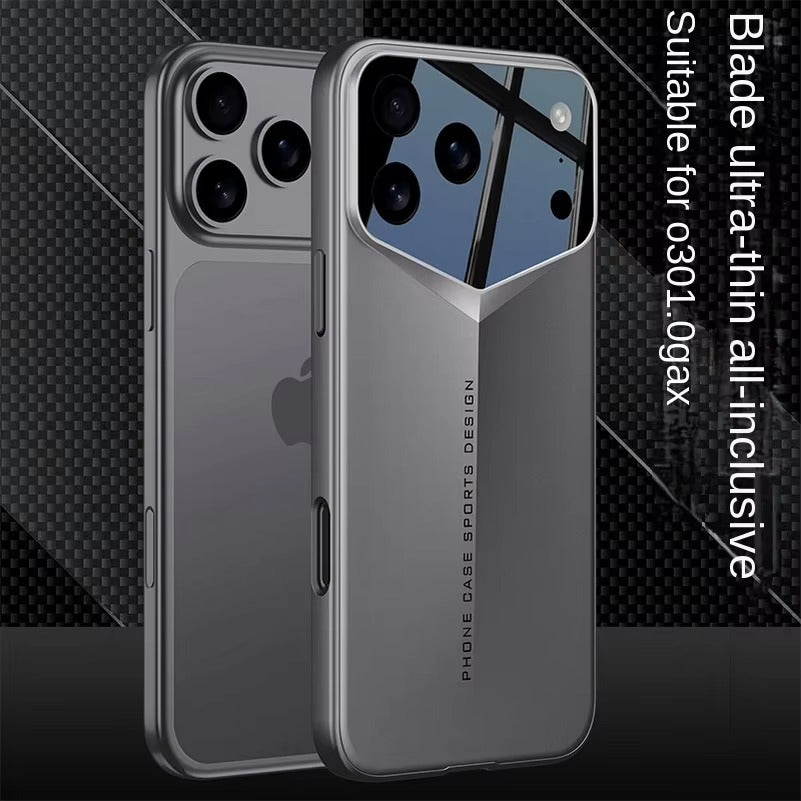 Luxury iPhone Case — Slim Matte Full-Coverage Hard PC Cover with Fine-Hole Lens Protection, Shockproof Anti-Fingerprint Lightweight Tough Design