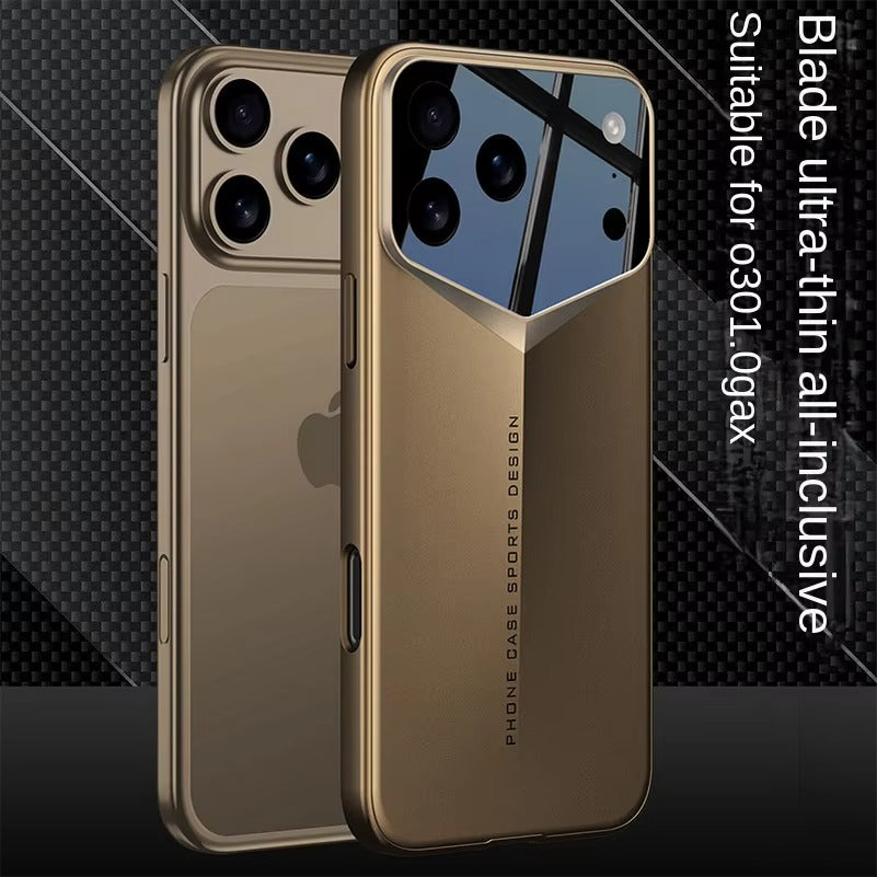 Luxury iPhone Case — Slim Matte Full-Coverage Hard PC Cover with Fine-Hole Lens Protection, Shockproof Anti-Fingerprint Lightweight Tough Design