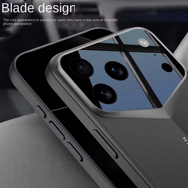 Luxury iPhone Case — Slim Matte Full-Coverage Hard PC Cover with Fine-Hole Lens Protection, Shockproof Anti-Fingerprint Lightweight Tough Design