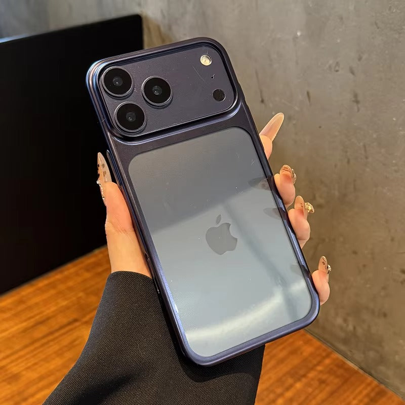 Luxury iPhone Case — UV Matte Transparent Hard PC Cover with Shockproof Protection, Anti-Fingerprint Anti-Scratch Dustproof Lightweight Design