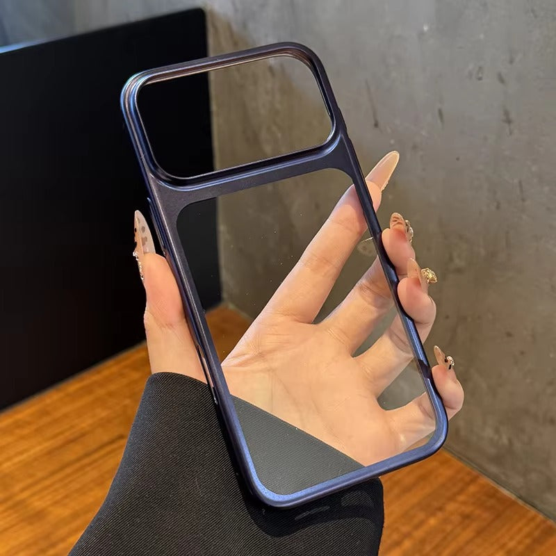 Luxury iPhone Case — UV Matte Transparent Hard PC Cover with Shockproof Protection, Anti-Fingerprint Anti-Scratch Dustproof Lightweight Design