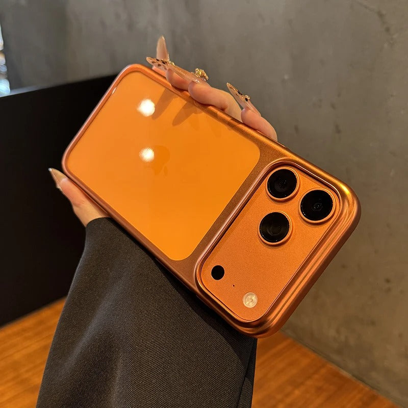 Luxury iPhone Case — UV Matte Transparent Hard PC Cover with Shockproof Protection, Anti-Fingerprint Anti-Scratch Dustproof Lightweight Design