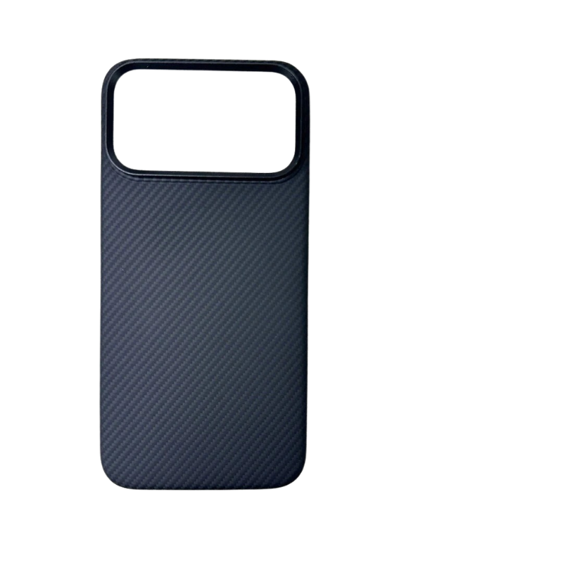 Luxury iPhone Case — Ultra-Thin Real Kevlar Aramid Carbon Fiber MagSafe Cover with 1500D/600D Lightweight Protection and Scratch-Resistant Design