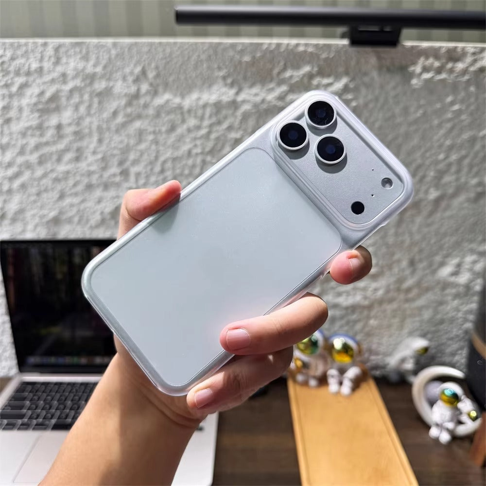 Luxury iPhone Case — Ultra-Thin, Anti-Fingerprint, Anti-Scratch, Lightweight Matte Anti-Glare Translucent Hard PC Half-Wrapped Tough Cover