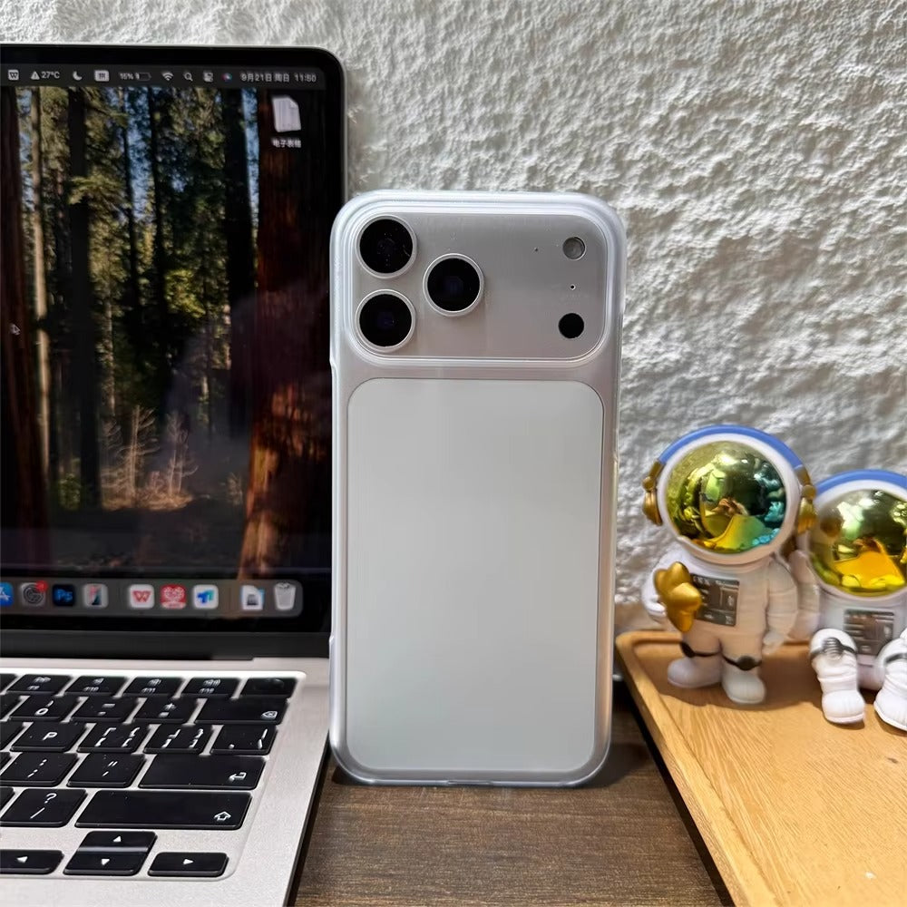 Luxury iPhone Case — Ultra-Thin, Anti-Fingerprint, Anti-Scratch, Lightweight Matte Anti-Glare Translucent Hard PC Half-Wrapped Tough Cover