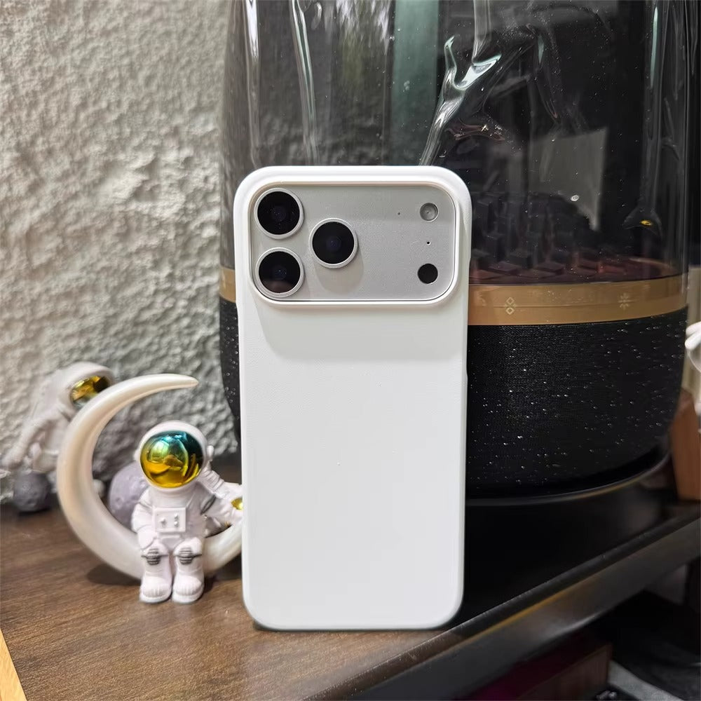 Luxury iPhone Case — Ultra-Thin, Anti-Fingerprint, Anti-Scratch, Lightweight Matte Anti-Glare Translucent Hard PC Half-Wrapped Tough Cover