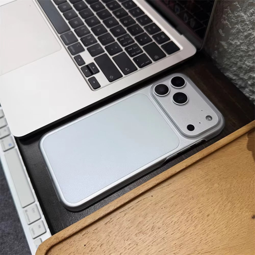 Luxury iPhone Case — Ultra-Thin, Anti-Fingerprint, Anti-Scratch, Lightweight Matte Anti-Glare Translucent Hard PC Half-Wrapped Tough Cover