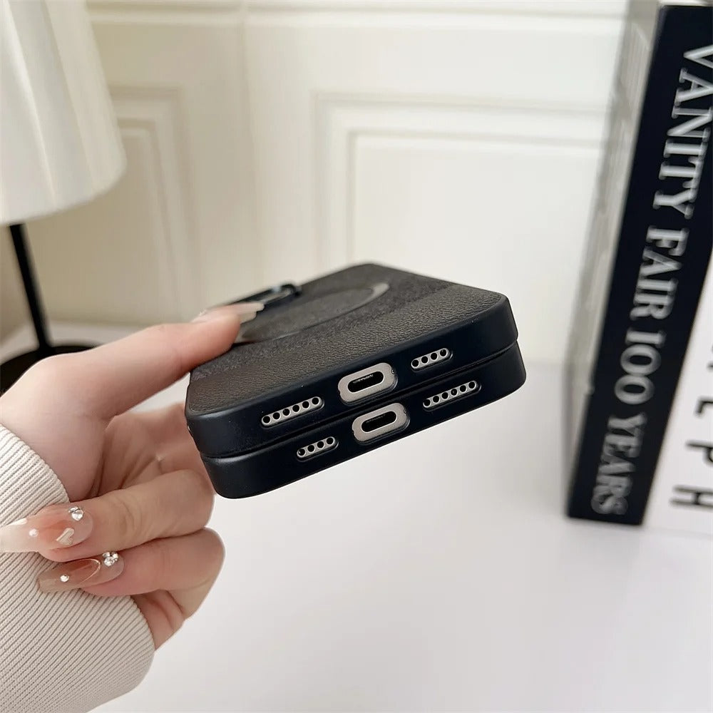 Luxury iPhone Fabric MagSafe Case — Ultra-Slim Business Cloth Cover with Magnetic Wireless Charging, Shockproof Anti-Fingerprint Scratch-Resistant Design