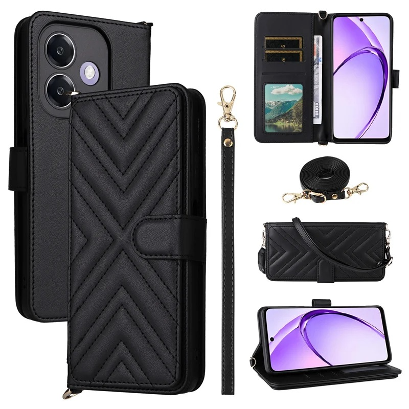 Luxury iPhone Flip Wallet Case — Leather Cover with Card Holder, Shockproof Protective Design, Stylish Full Body Phone Case with Added Functionality