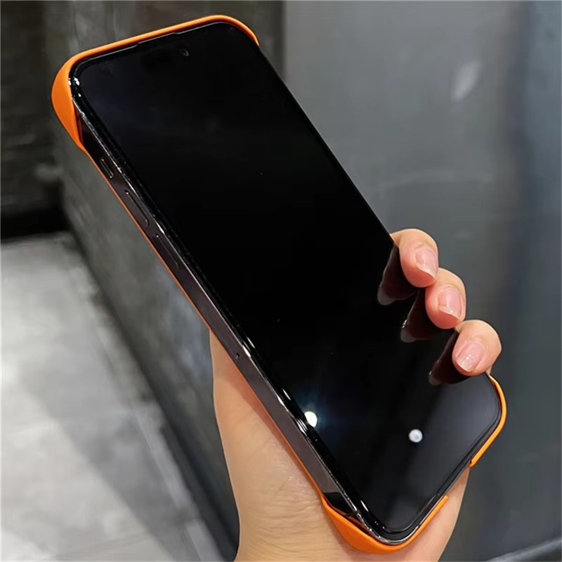 Luxury iPhone Frameless Slim Matte Case — Hard Back Cover with Shockproof Protection, Lightweight Anti-Fingerprint Scratch-Resistant Design, Transparent Minimalist Style