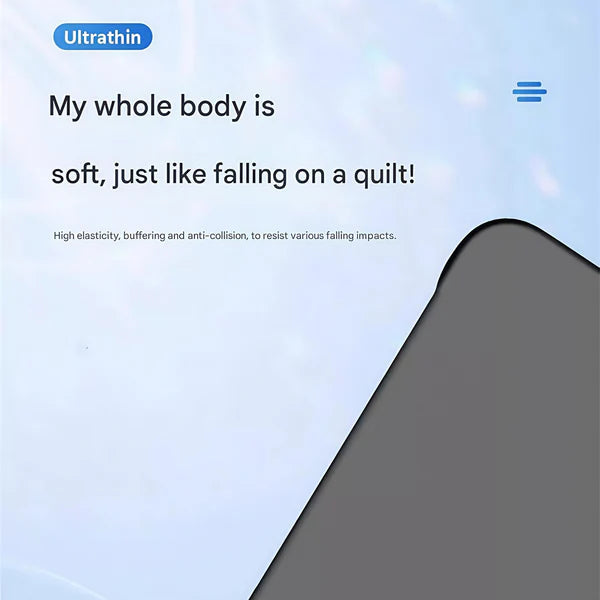 Luxury iPhone Frameless Slim Matte Case — Hard Back Cover with Shockproof Protection, Lightweight Anti-Fingerprint Scratch-Resistant Design, Transparent Minimalist Style