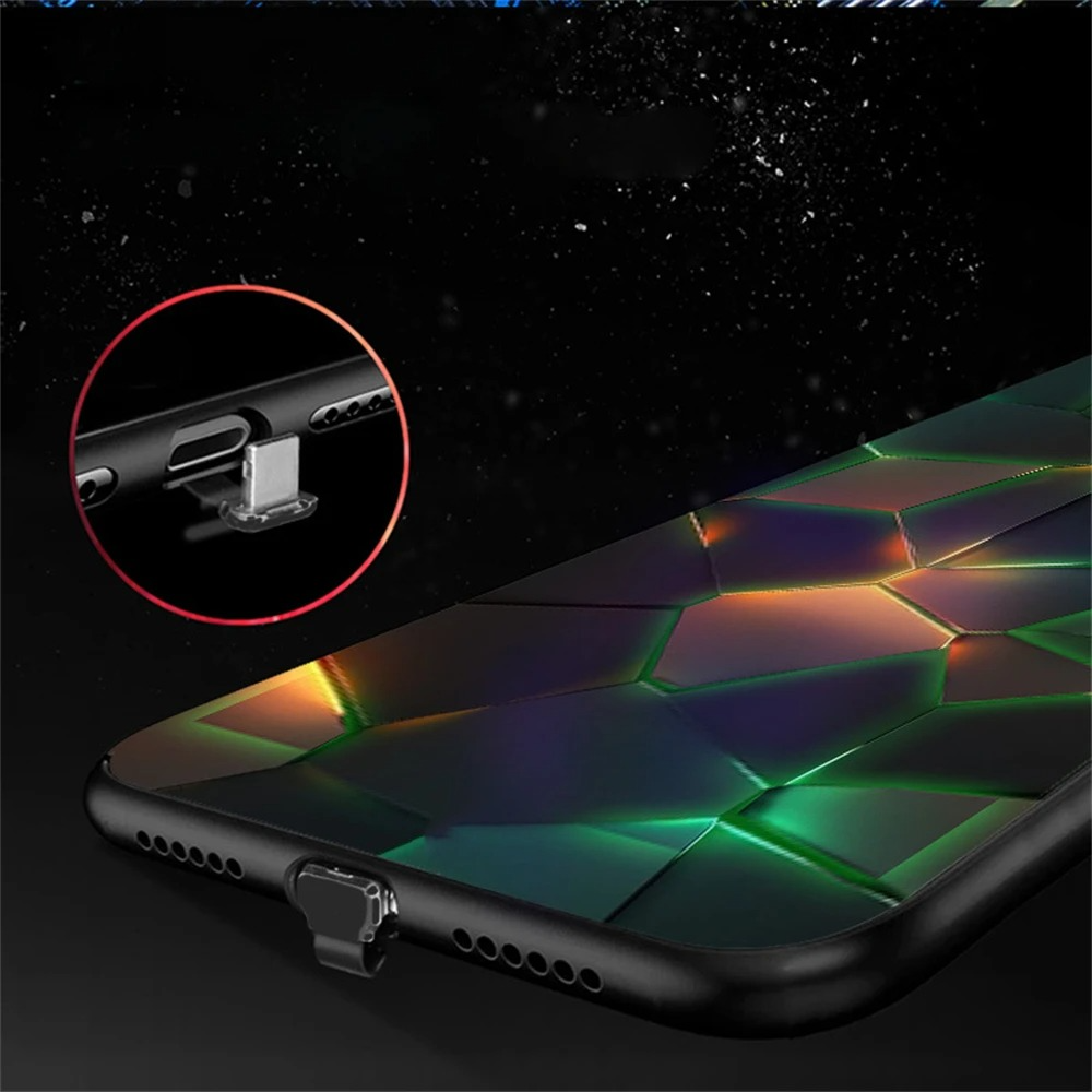 Luxury iPhone LED Luminous Case — Smart Voice-Activated Light Up Back Cover, Stylish Shockproof Design, Durable Protective Finish
