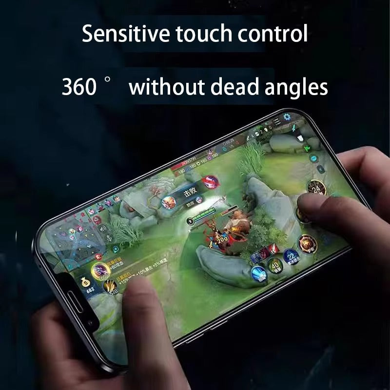 Luxury iPhone MagSafe Case Double-Sided Glass Cover — 360° Full Body HD Transparent Protection, Magnetic Metal Alloy Frame, Shockproof Anti-Fingerprint Design