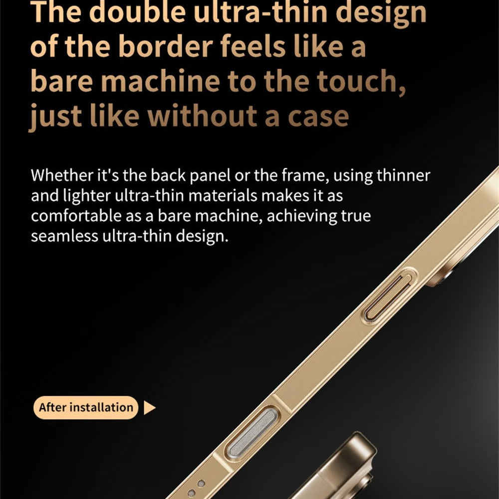 Luxury iPhone MagSafe Case Frosted Large Camera Window — Magnetic Wireless Charging, Slim Shockproof Bumper, Matte Anti-Fingerprint Scratch-Resistant Cover