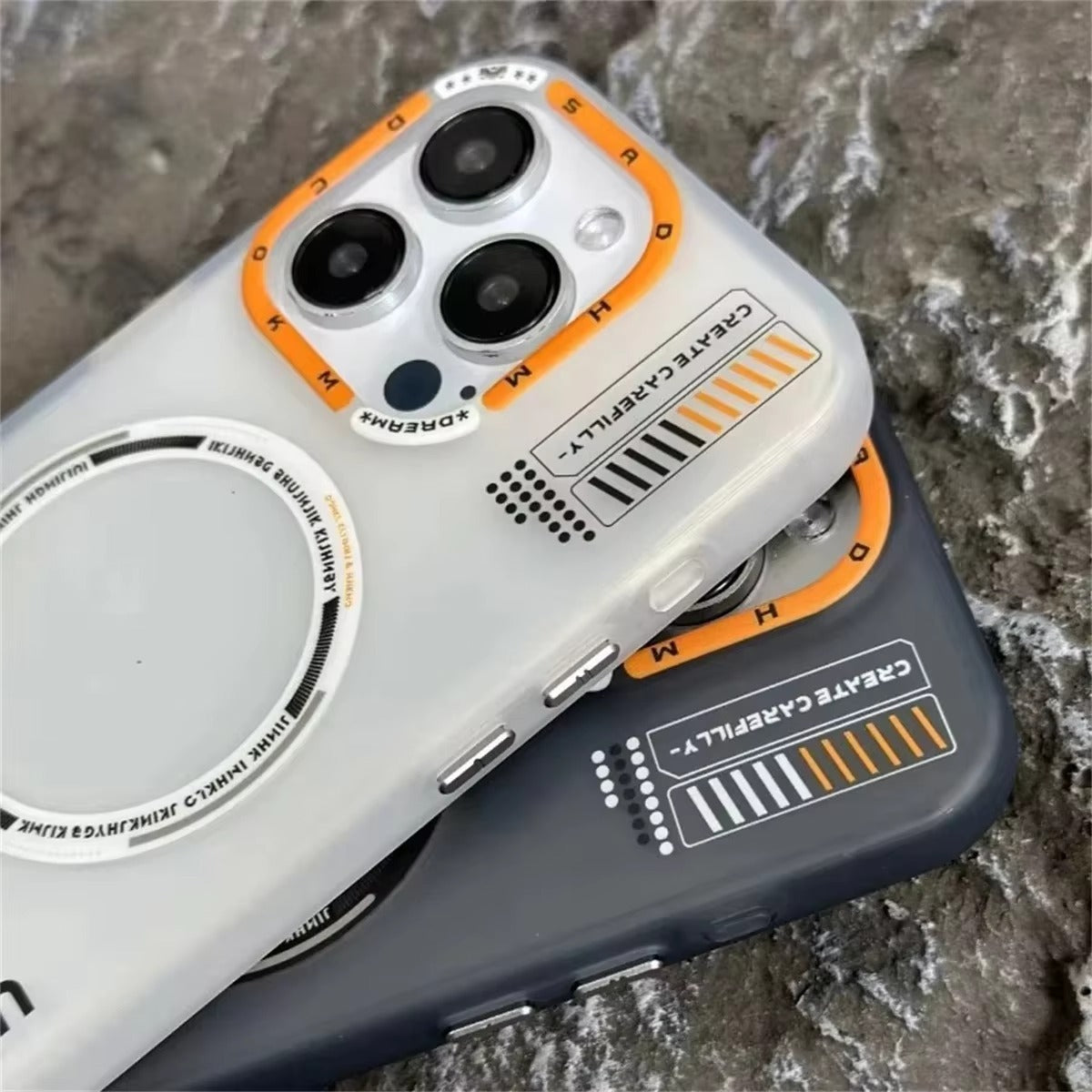 Luxury iPhone MagSafe Case Frosted Matte Cover — Magnetic Wireless Charging Compatible, Dual Layer Fall Protection, Anti-Fingerprint Scratch-Resistant Design