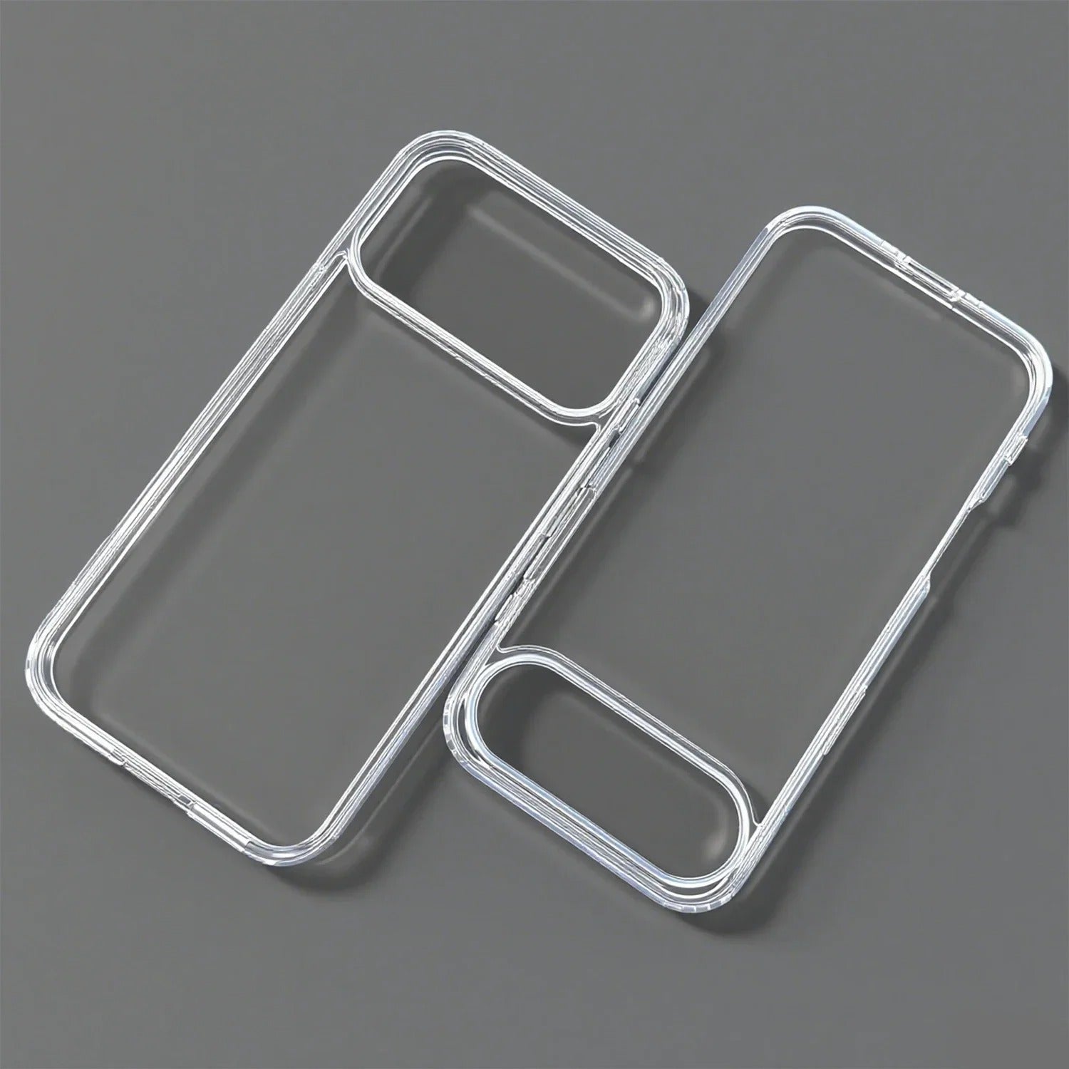 Premium Clear iPhone Case Ultra Thin Shockproof Protective Cover — Anti-Fingerprint TPU + PC Hybrid Design with Non-Slip Grip and Scratch Resistance