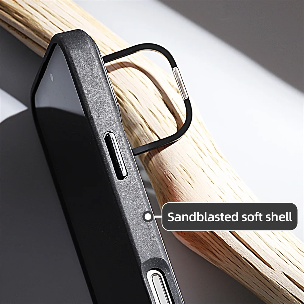 Premium MagSafe Magnetic iPhone Case — Camouflage Graffiti Armor Cover with Invisible Lens Holder, Kickstand, Anti-Fingerprint Matte Protection