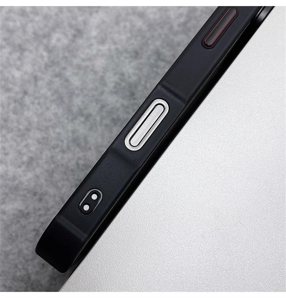 Premium MagSafe Magnetic iPhone Case — Metal Lens Kickstand, Leather Texture Grip, Shockproof Anti-Fingerprint Matte Protective Cover