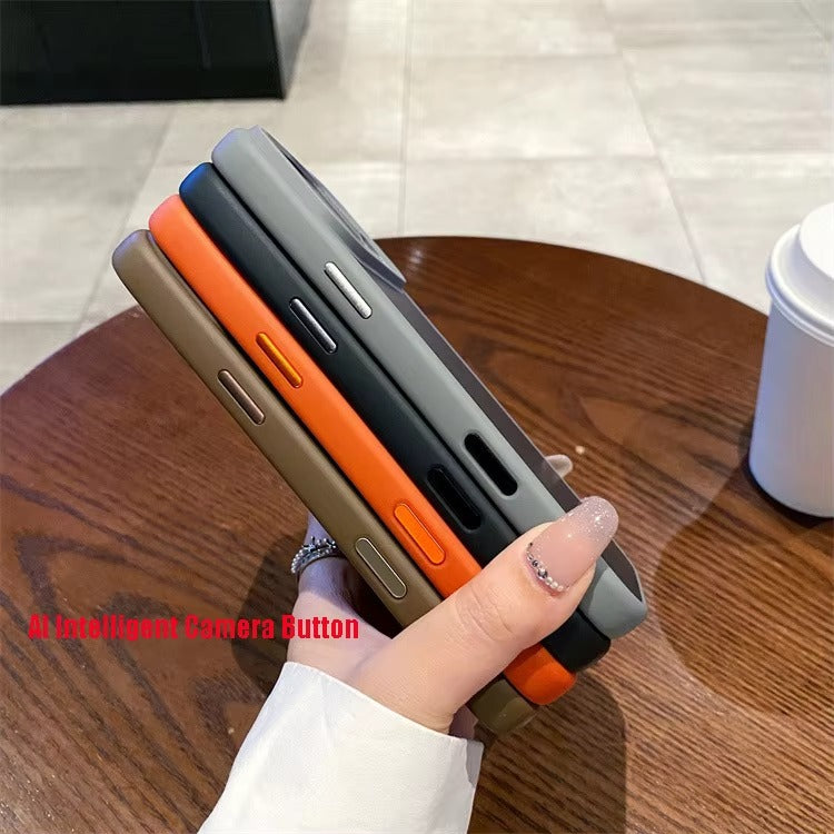 Premium iPhone Case — MagSafe Magnetic Shockproof Cover with Carbon Fibre Texture, Raised Camera Protection and Matte Anti-Fingerprint Grip