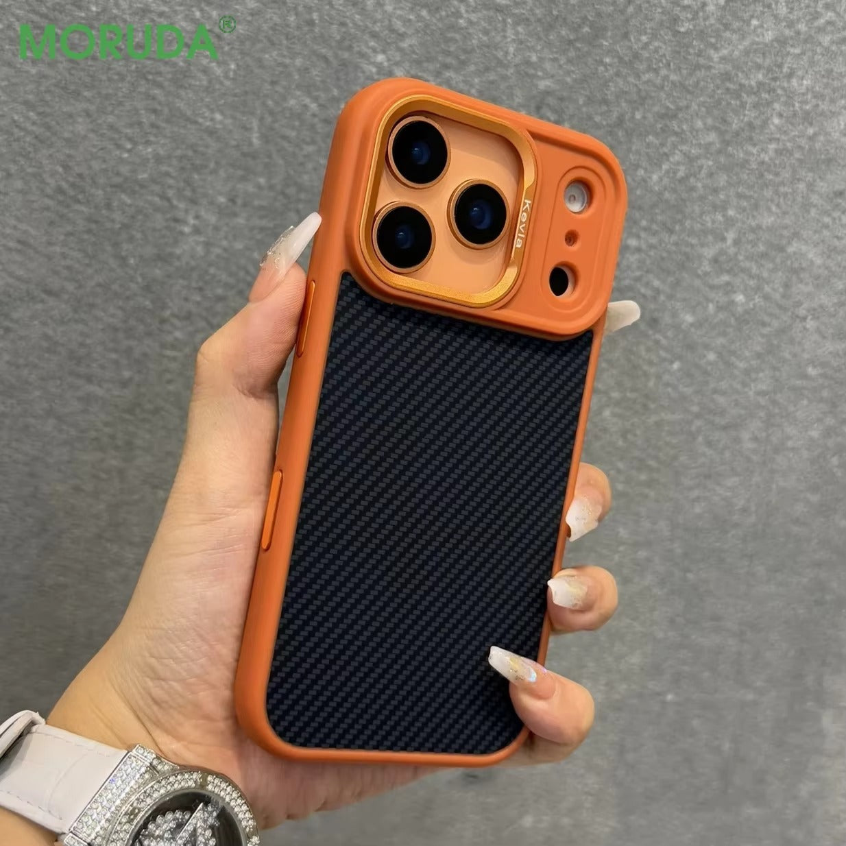 Premium iPhone Case — MagSafe Magnetic Shockproof Cover with Carbon Fibre Texture, Raised Camera Protection and Matte Anti-Fingerprint Grip
