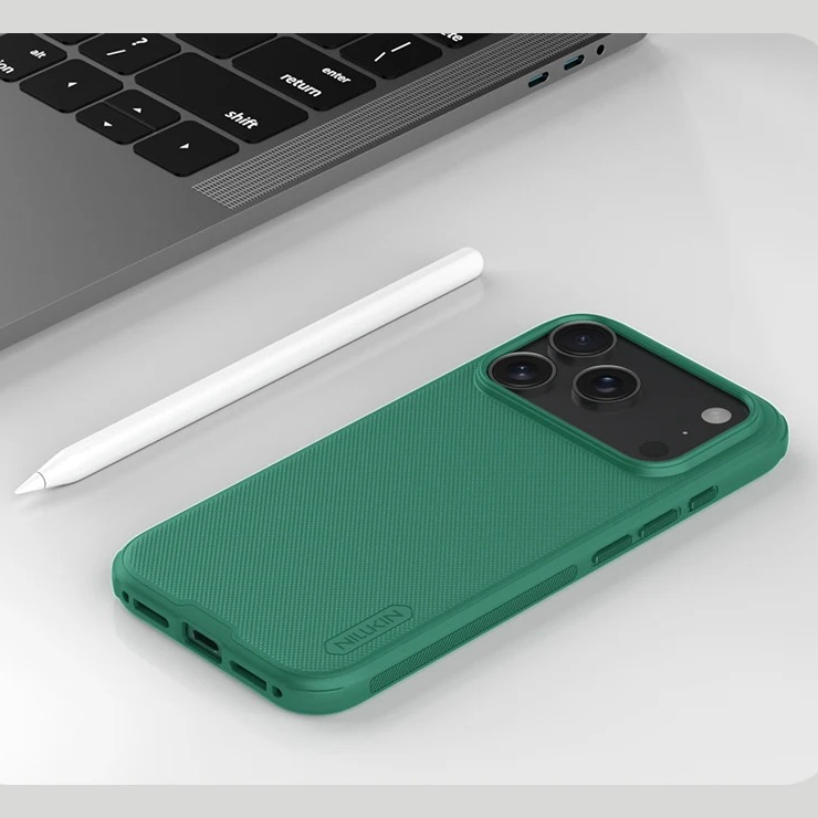 Premium Shockproof iPhone Case — Airbag Drop Protection, Anti-Scratch Frosted PC+TPU Tough Cover with Non-Slip Texture and Raised Edges