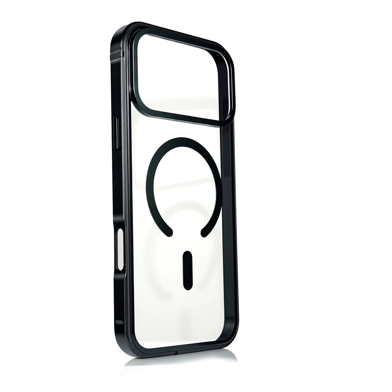 Premium iPhone Case — High-End Metal Frame with MagSafe Magnetic Charging, HD Acrylic Backplate, Durable Aluminum Alloy Protective Design