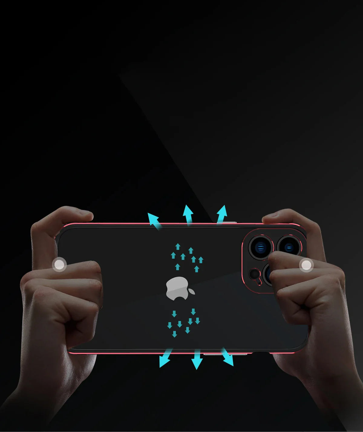 Premium iPhone Bumper Case Aluminum Metal Frame — Slim Protective Cover with Camera Protector, Shockproof Heavy Duty Anti-Scratch Design