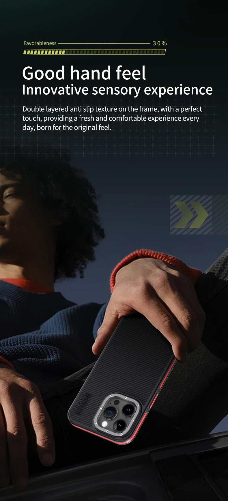 Premium iPhone Case Kevlar Carbon Fiber Cover — Magnetic Wireless Charging Compatible, Shockproof Heavy Duty Protection, Matte Anti-Fingerprint Design