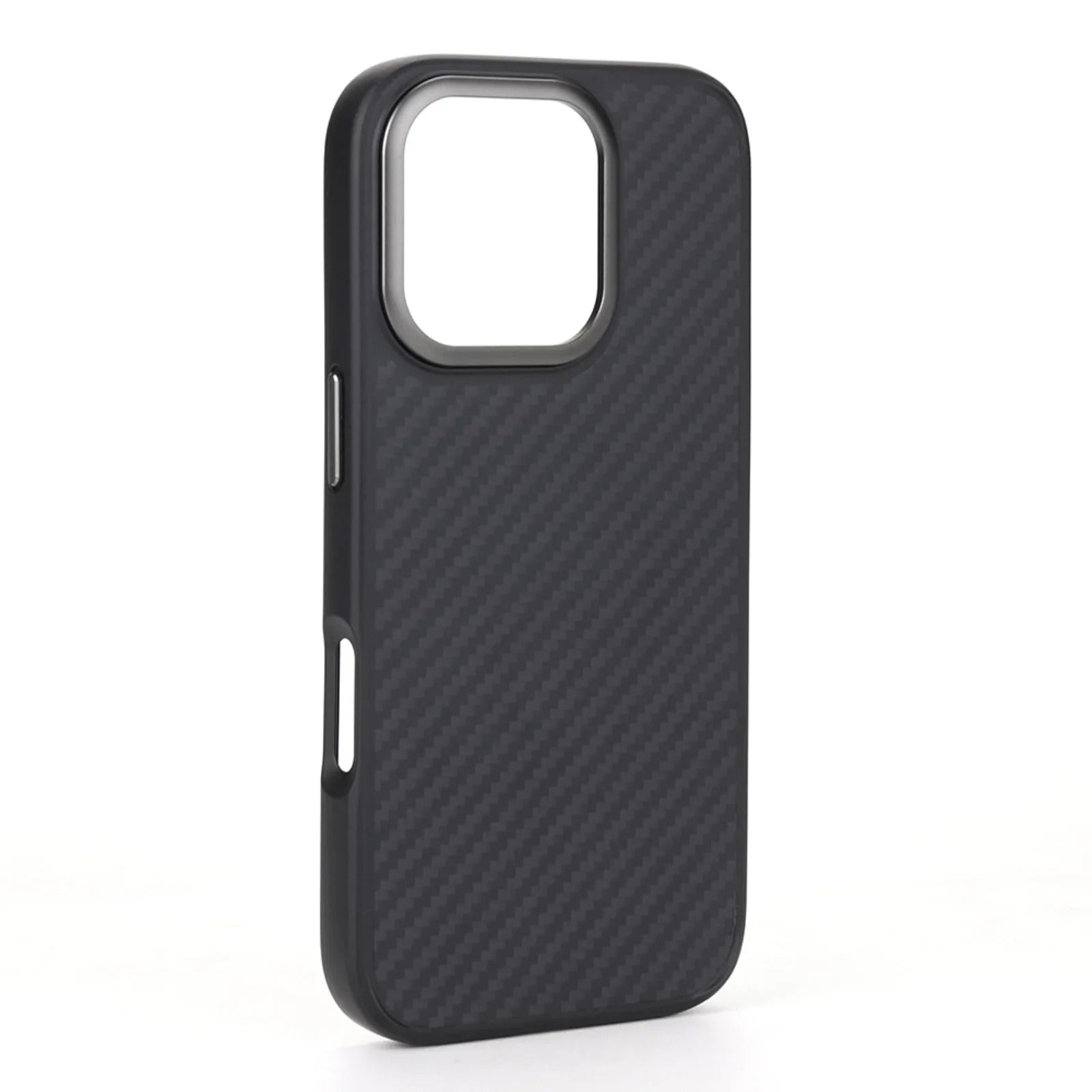 Premium iPhone Case — 1500D Aviation Carbon Fiber MagSafe Cover with Shockproof TPU Shell, Ultra-Lightweight High-Strength Protection