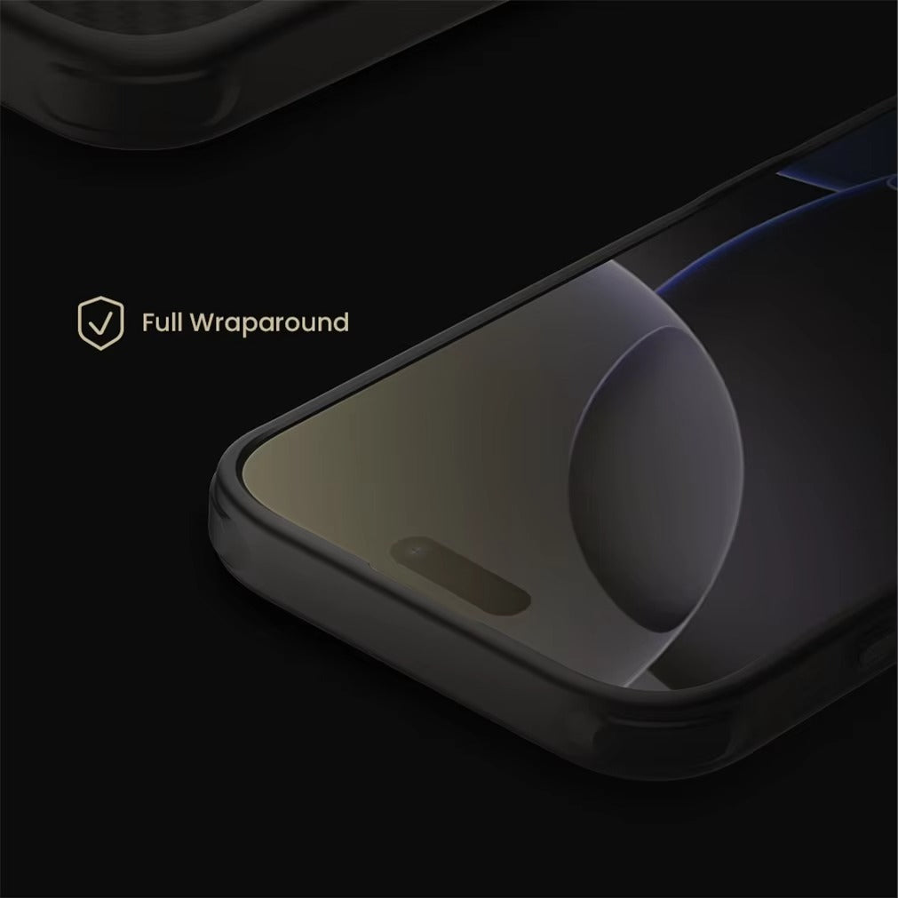 Premium iPhone Case — Aramid Fiber + TPU Magnetic Cover with Metal Frame Protection, Shockproof Full-Coverage Design & MagSafe Wireless Charging Support