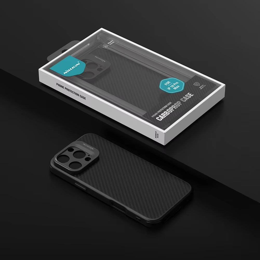 Premium iPhone Case — CarboProp Magnetic TPU+PC Cover with Lens Holder, Shockproof Protective Shell & MagSafe-Compatible Design