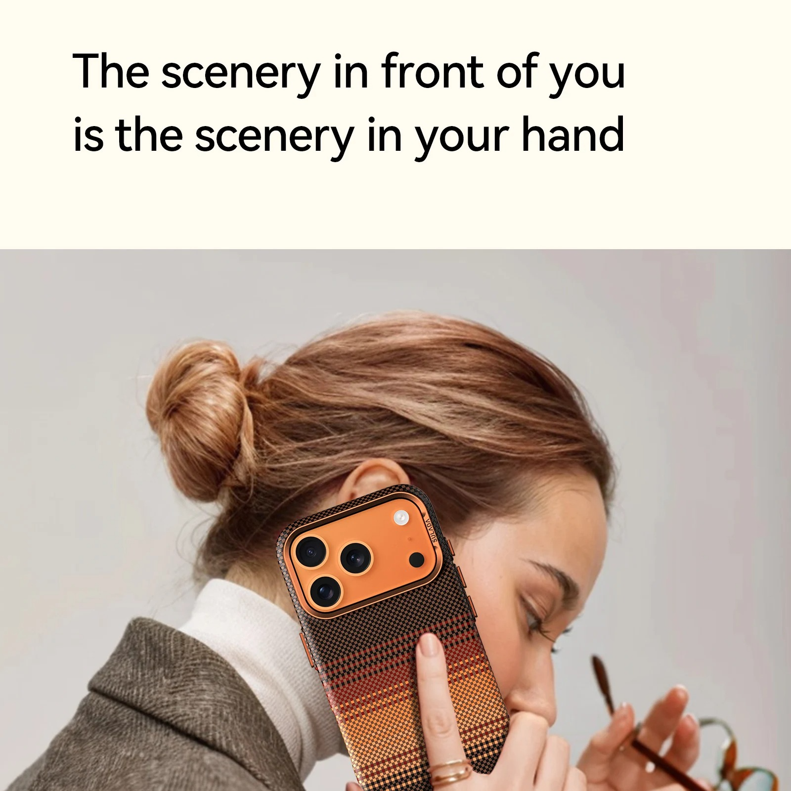 Premium iPhone Case — Carbon Fiber Pattern MagSafe Cover with Kevlar-Style Shockproof PC Hard Protection & Magnetic Alignment Design