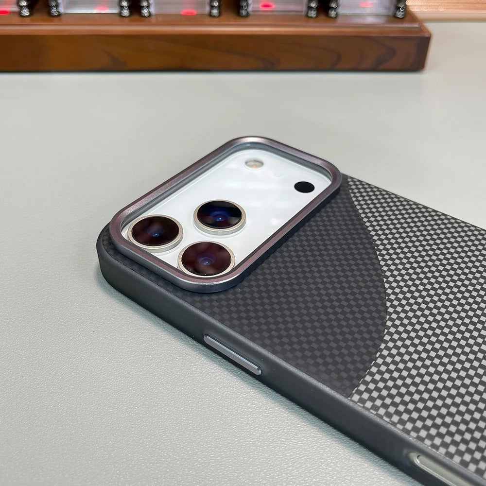 Luxury iPhone Case — Leather Plating Cover with Soft TPU Edges, Shockproof Anti-Scratch Design, Ultra-Thin Plated Frame & Full Camera Lens Protection