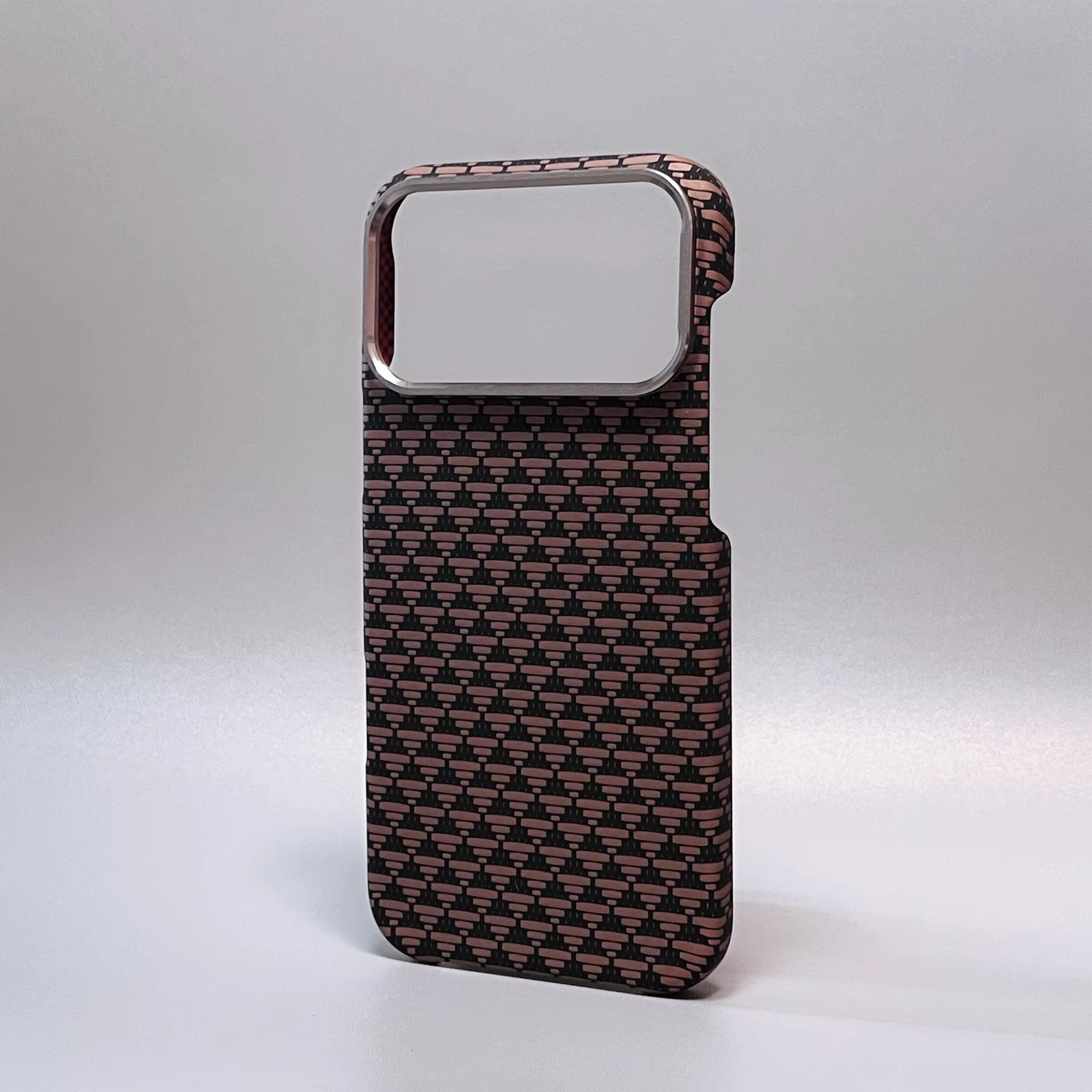 Premium iPhone Case — Carbon Fiber Texture Magnetic Cover with MagSafe Charging Support, Shock-Absorbing PC+TPU Hybrid Half-Wrapped Design